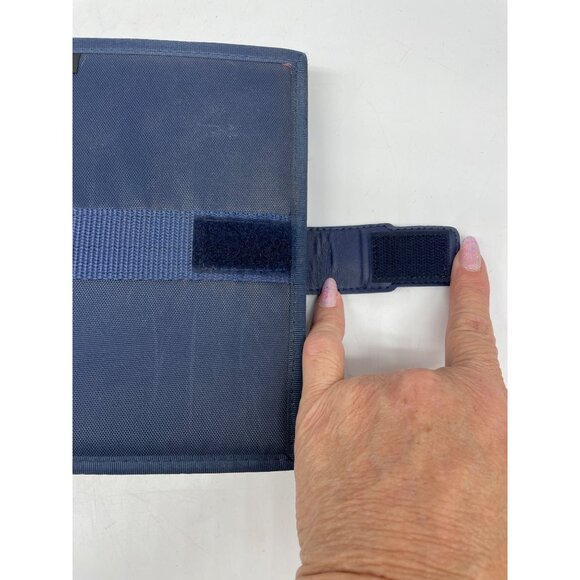 VTG "90's Mead Five Star Student Day Planner Blue Binder Organizer Tabs Zippered - Picture 10 of 13